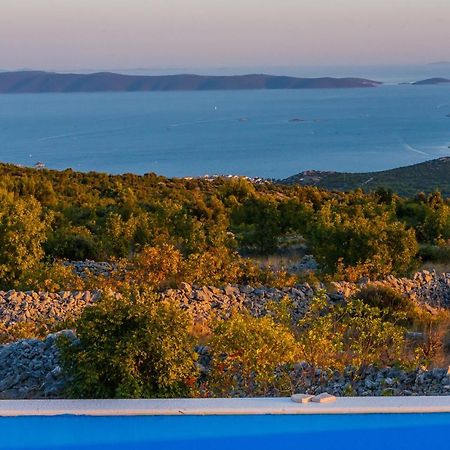 Villa Zlatno Sunce In The Hills Near Trogir Vrsine Екстер'єр фото