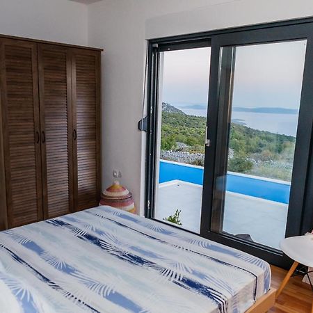 Villa Zlatno Sunce In The Hills Near Trogir Vrsine Екстер'єр фото