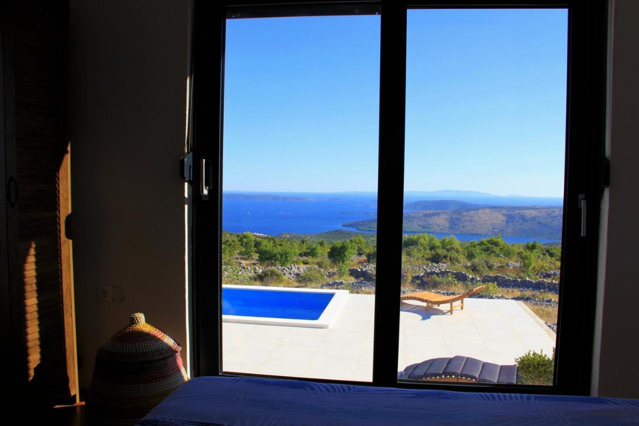 Villa Zlatno Sunce In The Hills Near Trogir Vrsine Екстер'єр фото